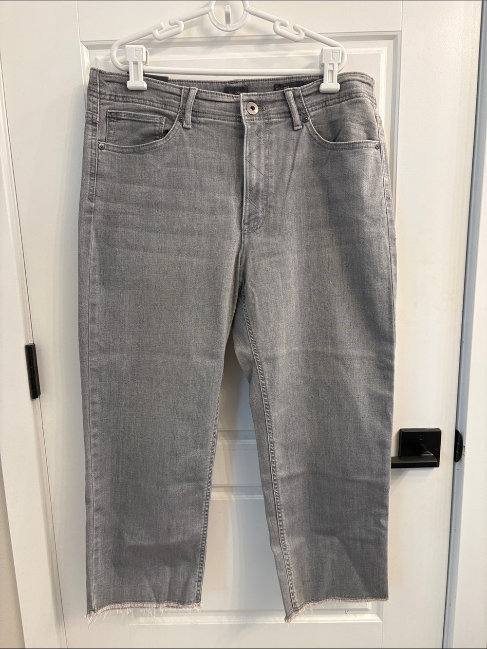 J Jill Gray Cropped Jeans
